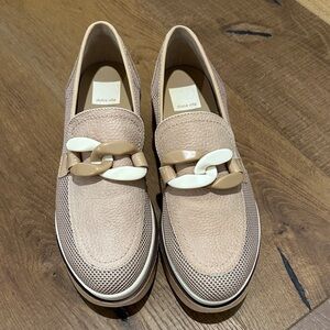 Dolce Vita Beige and Cream Loafers